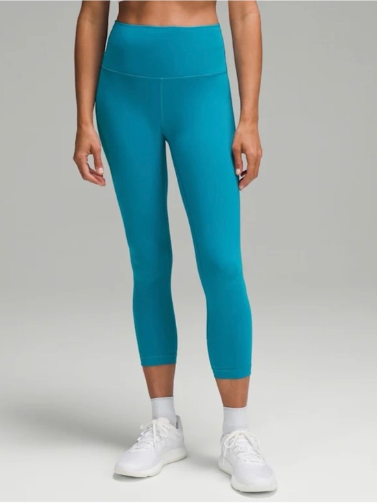 lululemon athletica Pants - Lululemon Wundertrain High-Rise 23” Hawaiian Blue Leggings Size 14 LIKE NEW
